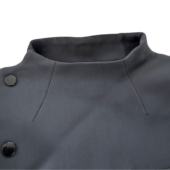 Coperni Charcoal Women's Asymmetrical Fitted Blazer - Picture 4 of 12